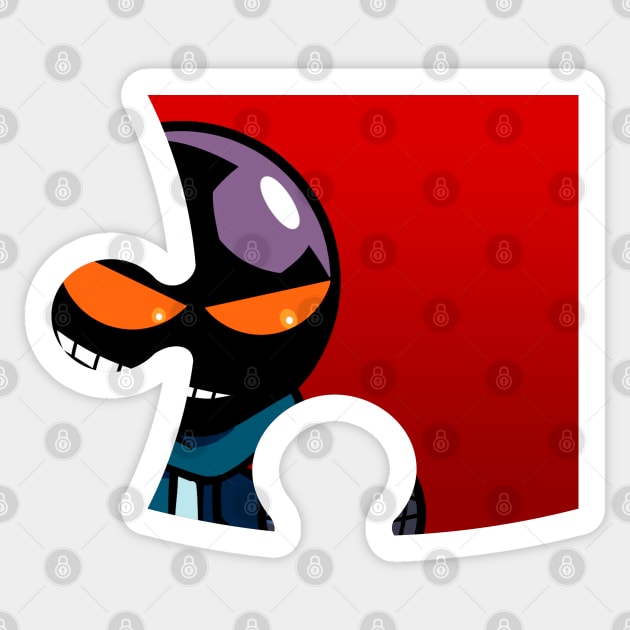 Fnf whitty character Puzzle. Part 5 of 6 Sticker by Abrek Art